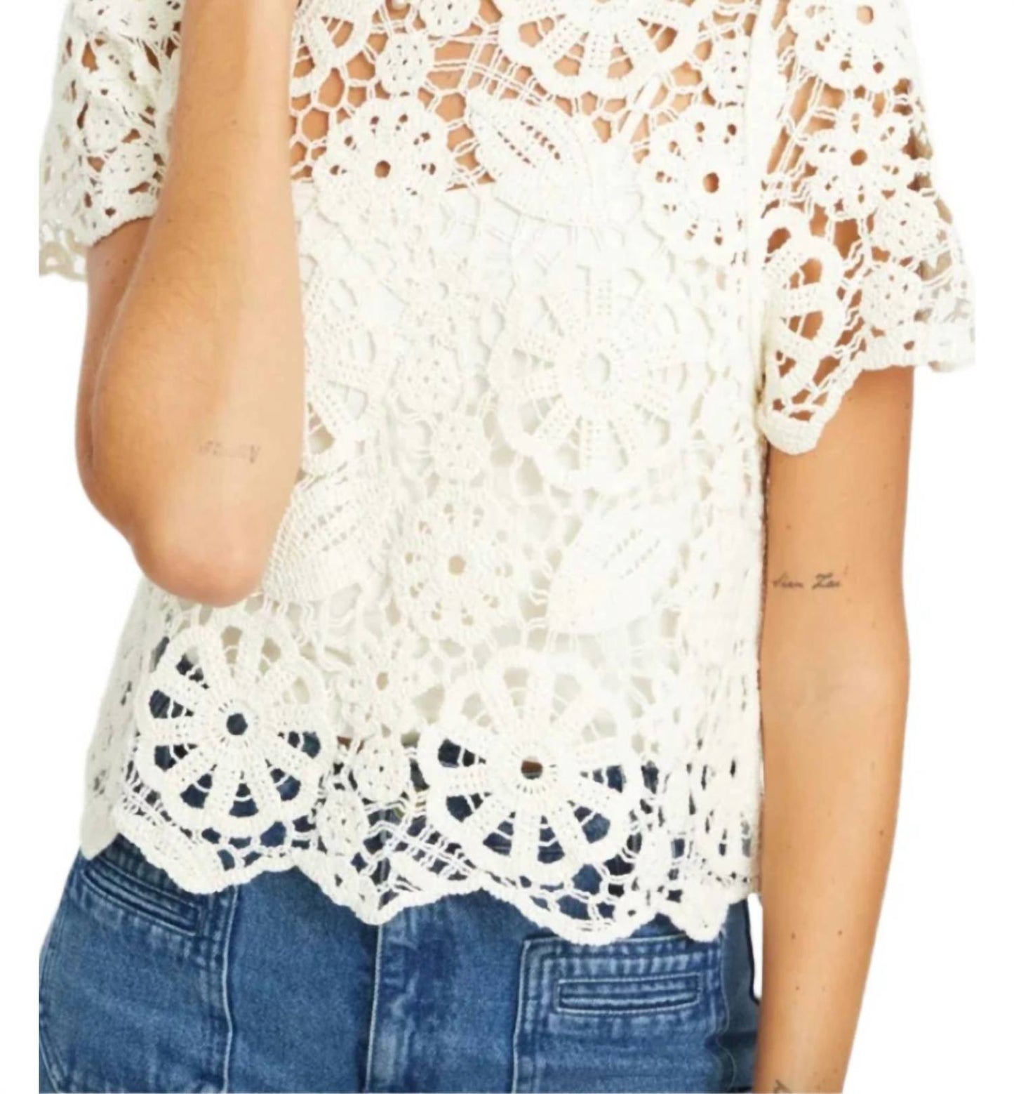 Caballero - Carmen Eyelet Lace Top