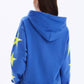 Chrldr - NEON STAR CROP PULLOVER HOODIE