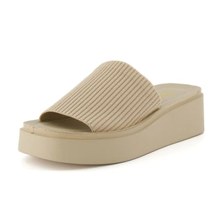 Cushionaire - Sandália plataforma chunky feminina Pim Wedge
