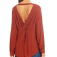 Free People - Shimmy Shake Open Back Oversized Top