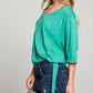 Chaser - Gianna 3/4 Sleeve V-neck Tee