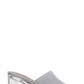 Steve Madden - Women Dalis Suede Leather Sandals Clear Block Heel Slip On Mules