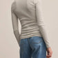 Z Supply - Stella Striped Modal Rib Henley Top