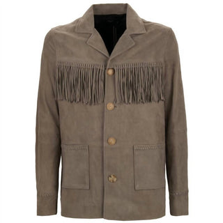 Amiri - Men's Fringe Suede Jacket