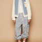 Pol - Contrast Floral Quilted Jacket