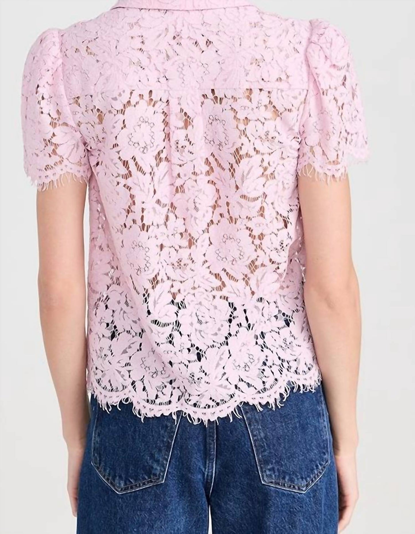 Generation Love - Murphy Lace Button Front Blouse