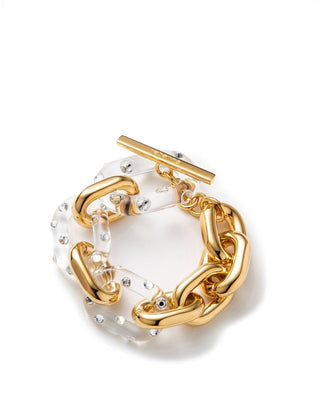 Rabanne - Pulseira de elos Xl feminina