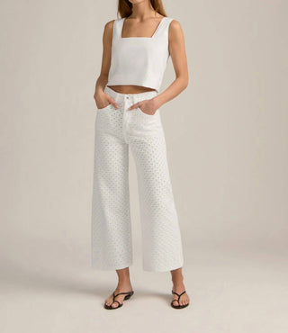 Filha Favorita - Calça Jeans Cropped Masha Super High Rise Wide Leg