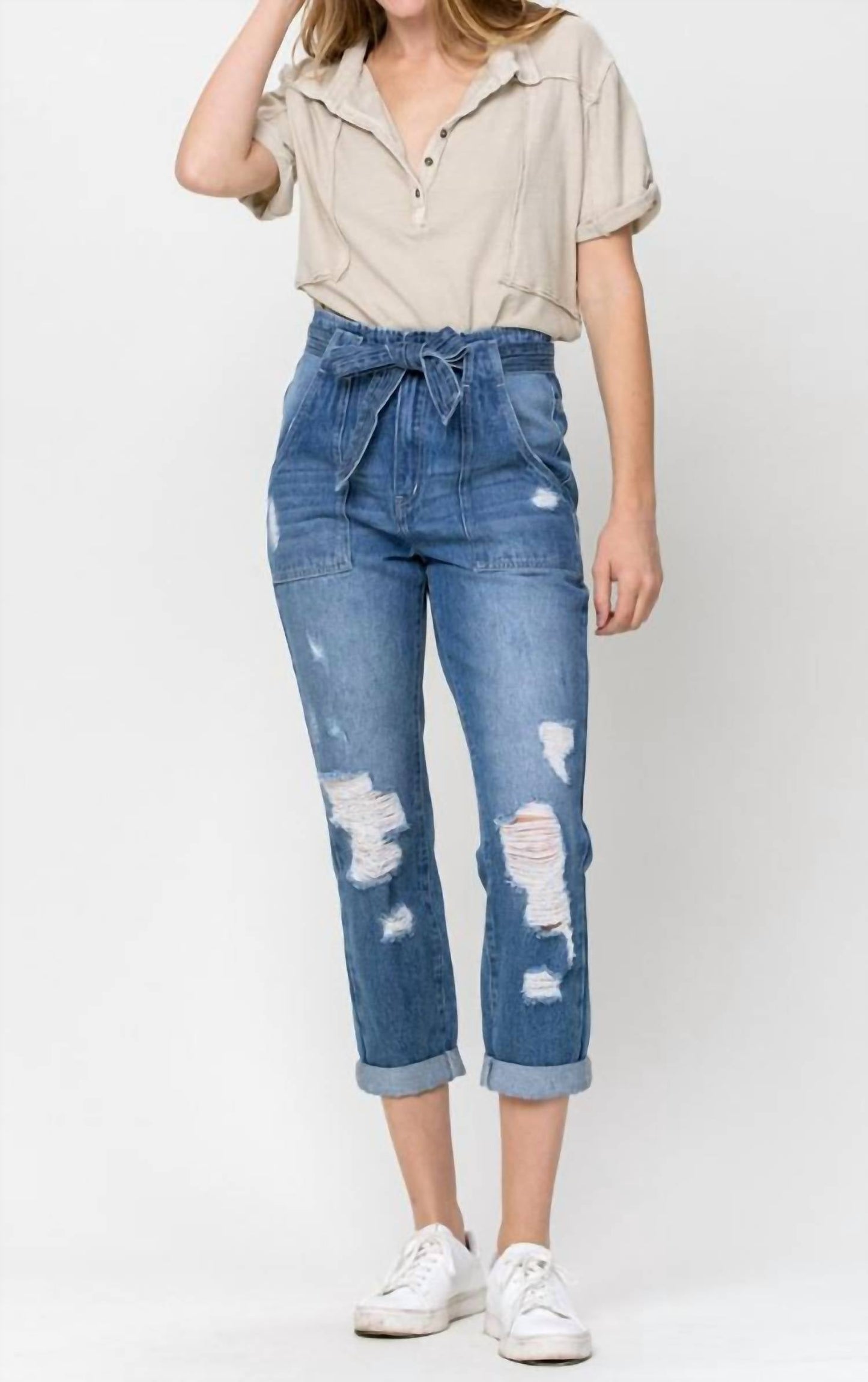 Vervet By Flying Monkey - EMMA CROPPED JEANS