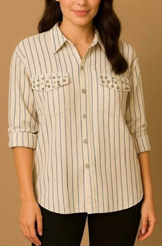 Guadalupe Design - Camisa listrada Giovanna