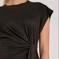 Elan - Short Sleeve Side Tie Dress