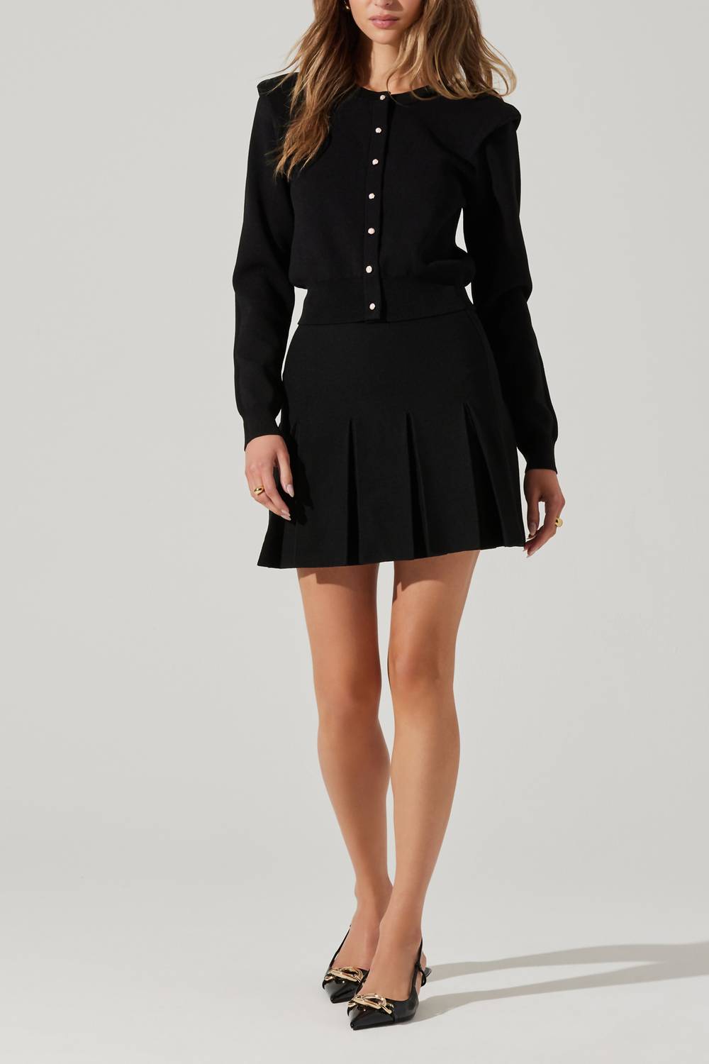 Astr - Denisa Pleated Mini Skirt