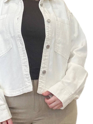 Z Supply - Jaqueta vintage com botões frontais