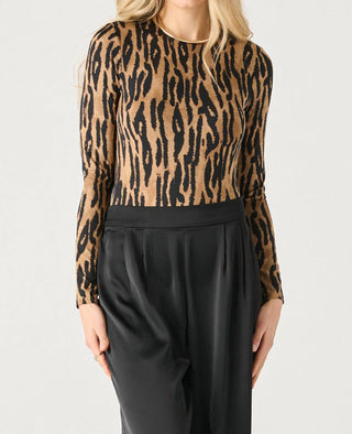 Black Tape - Long Sleeve Crewneck Bodysuit