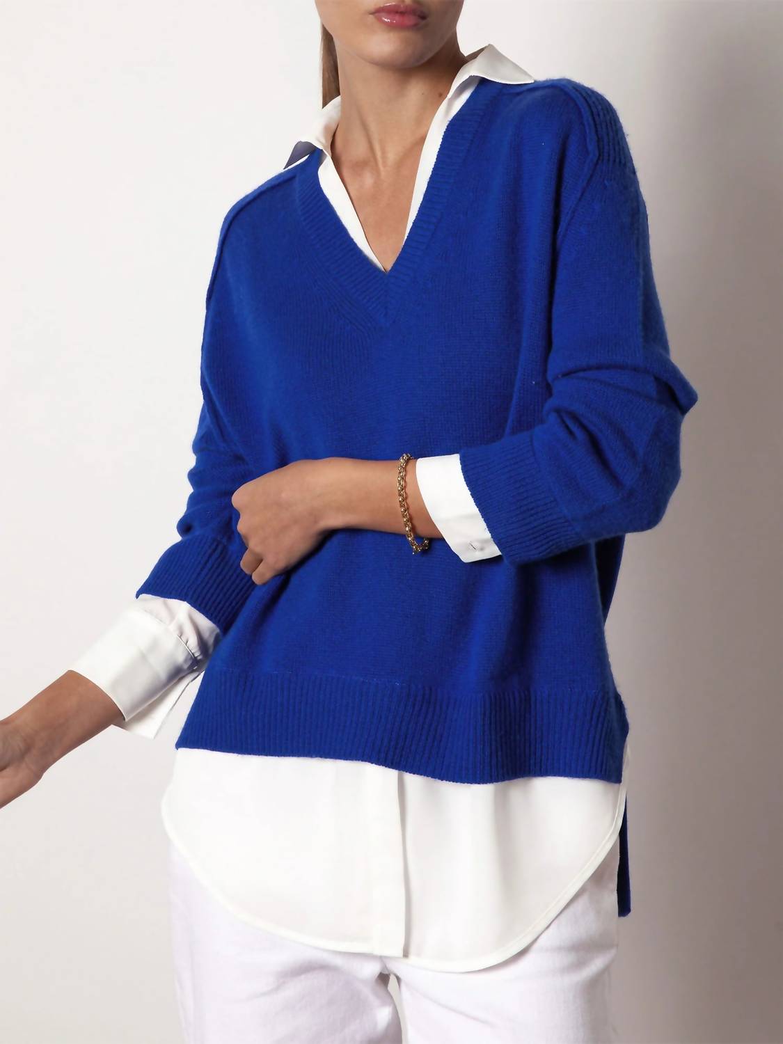 Brochu Walker - V-neck Layered Pullover