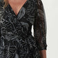 Joseph Ribkoff - Palm Print Dress