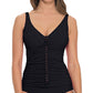 Profile By Gottex - D-cup Underwire V-neck Tankini Top