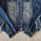 Judy Blue - Women's Denim Fringe Jacket