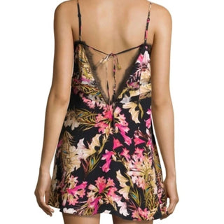 Amantes + Amigos - Vestido Mini Babydoll Floral Bahia