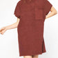 Entro - Mock Neck Sweater Knit Dress
