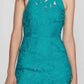 Saylor X Free People - Vestido de renda Jessica Foil