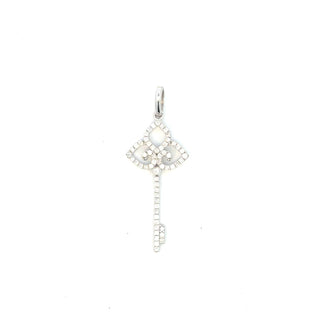 Aamiaa - Pingente de chave de diamante natural de 0,54 quilates