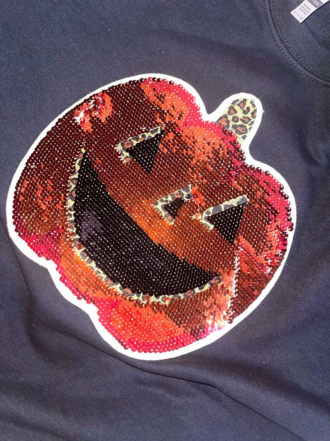 Synergy Organic Clothing - Graphic Halloween Sequins Sweatshirt