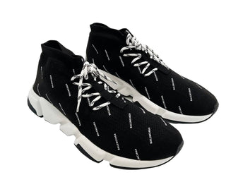 Balenciaga - Tênis masculino com cadarço e estampa Speed ​​All Over