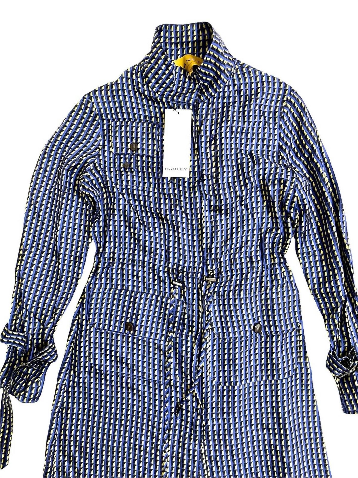 Hanley Mellon - Geo-Print Safari Silk Geometric Print Jacket