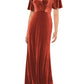 Sorella Vita - Luxe Velvet Bridesmaid Dress with Flutter Sleeves and Back Detail