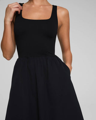Spanx - Vestido midi com decote redondo em jersey
