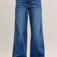 Judy Blue - Darcy Mid Rise Wide Leg Trouser Jeans