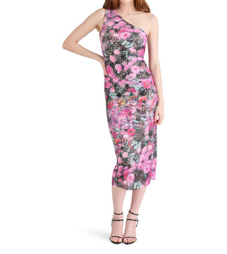 Steve Madden - Vestido Sacha Floral Um Ombro