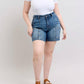 Judy Blue - High Waist Utility Mid Length Denim Short