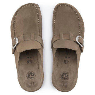 Birkenstock - Mules Buckley de camurça femininos