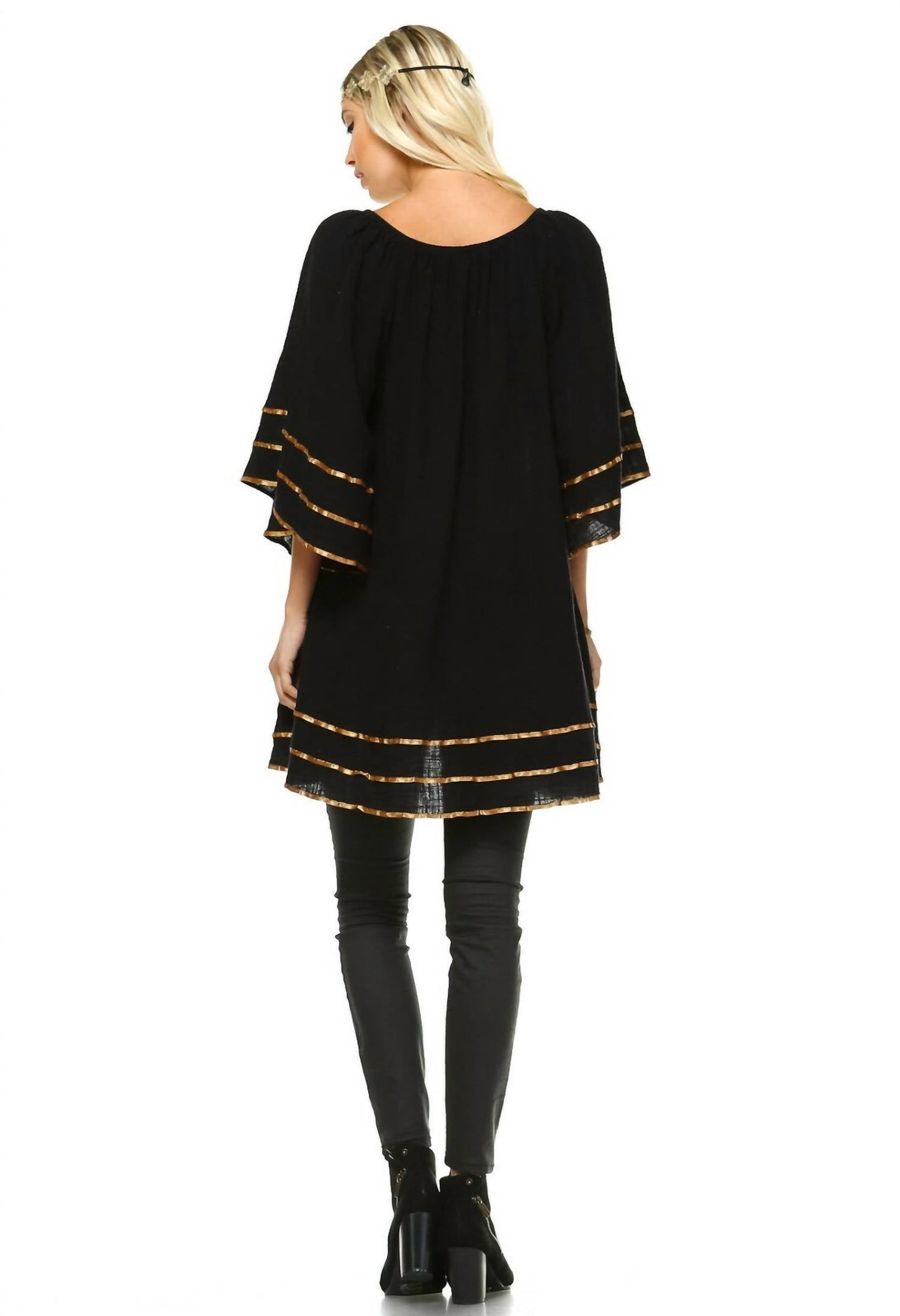 Velzera - Women's Kimono Sleeve Swing Top