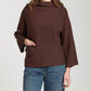 Apny - Funnel Neck Sweater With Patch Pocket