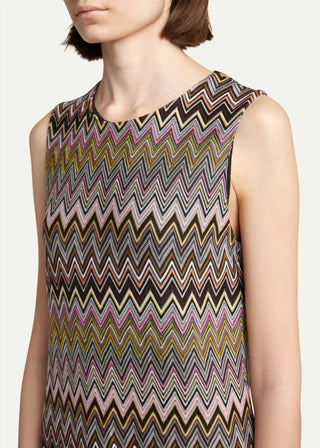 Missoni - Vestido sem mangas em zigue-zague