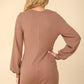 Vestido curto justo VERY J com detalhe franzido