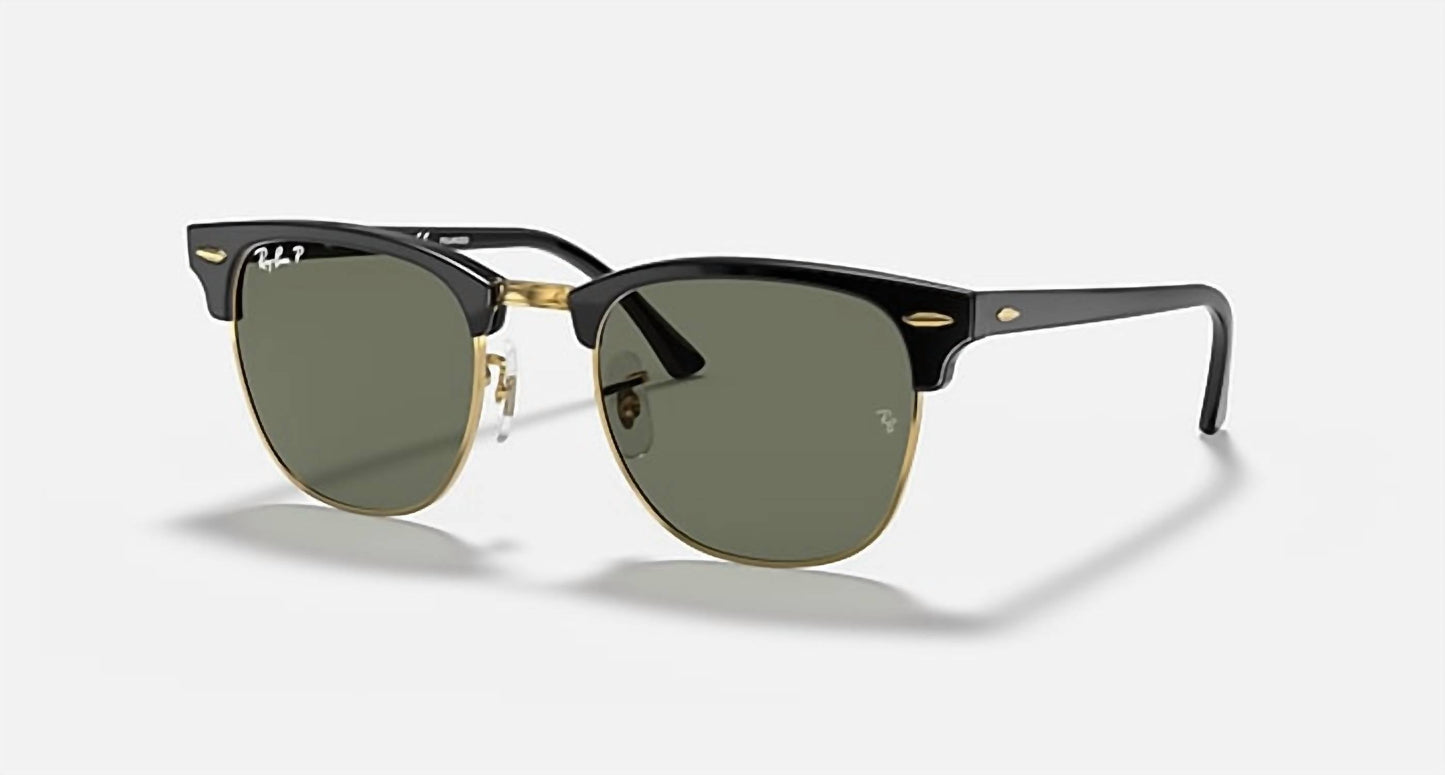 Ray Ban - Clubmaster Classic Medium Polarized Sunglasses Rb3016 - 901 - 58