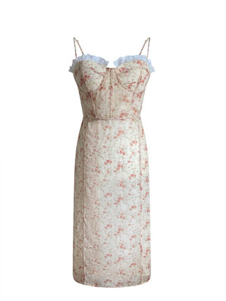 Ariti Kaziris - Women's Floral Chiffon Bustier Dress
