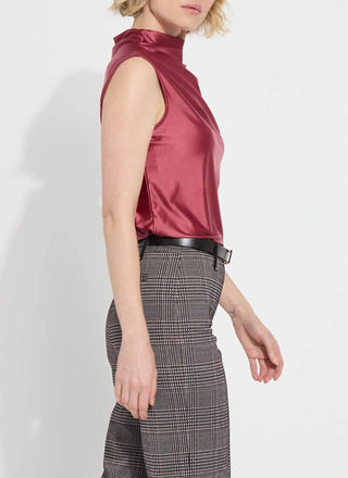 Lysse - Blusa de malha de cetim Irina