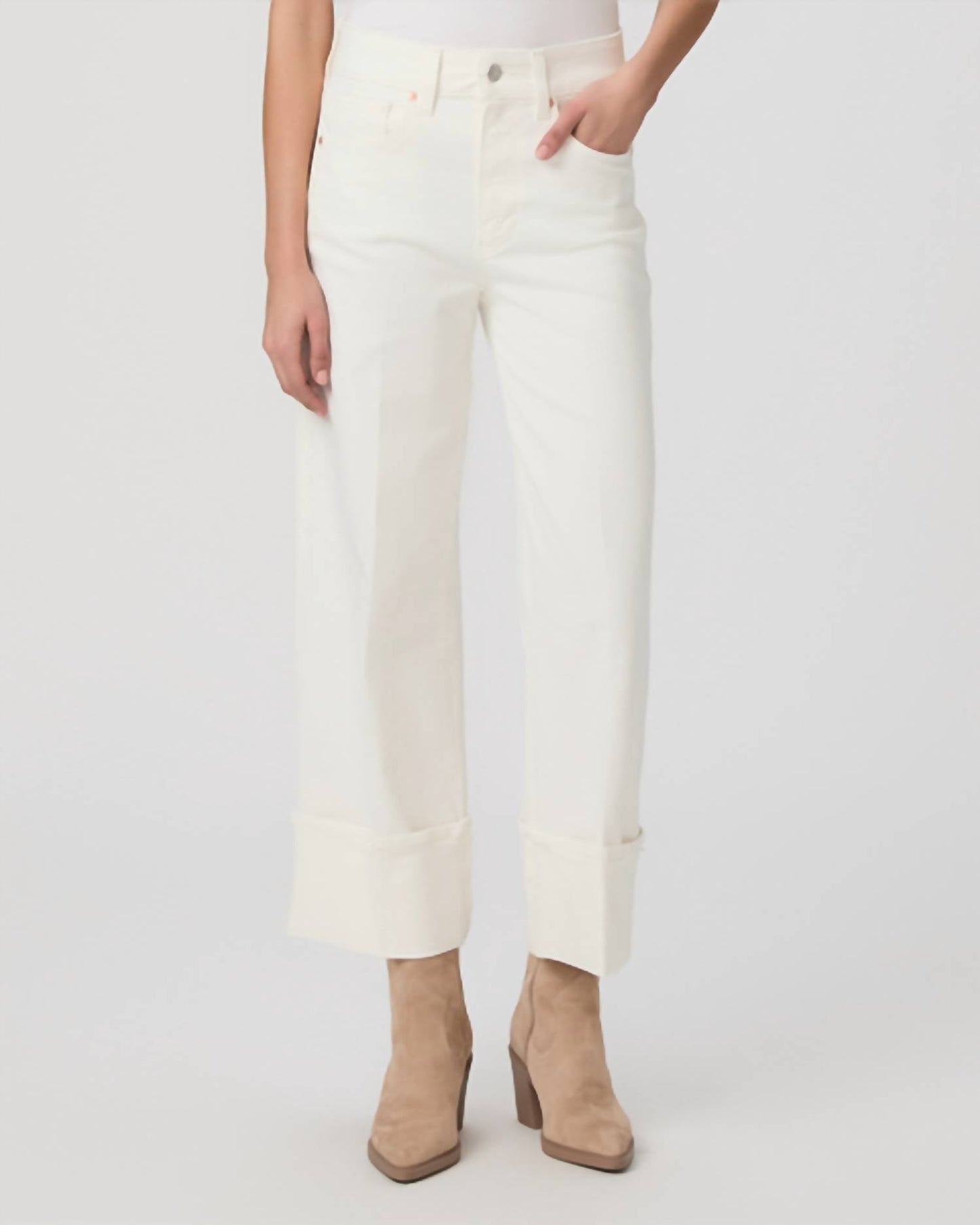 Paige - Sasha Ankle Wide Cuff Jean