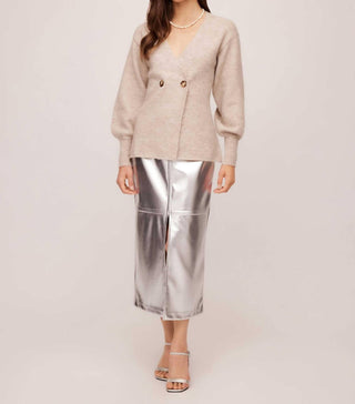 Quinze Vinte - Cardigan Lucy com decote em V