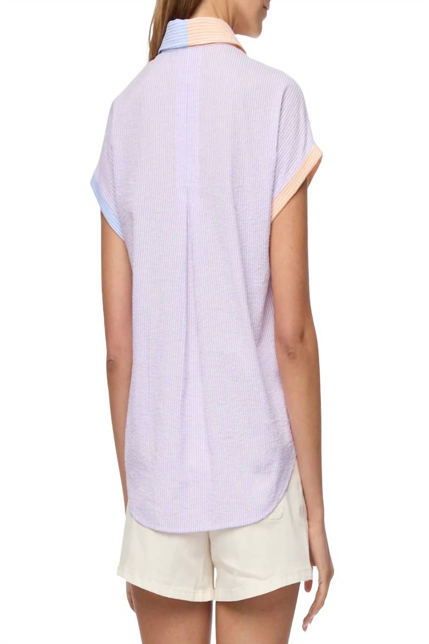 Bandeiras e Hino - Camiseta Ramona Seersucker Dolman