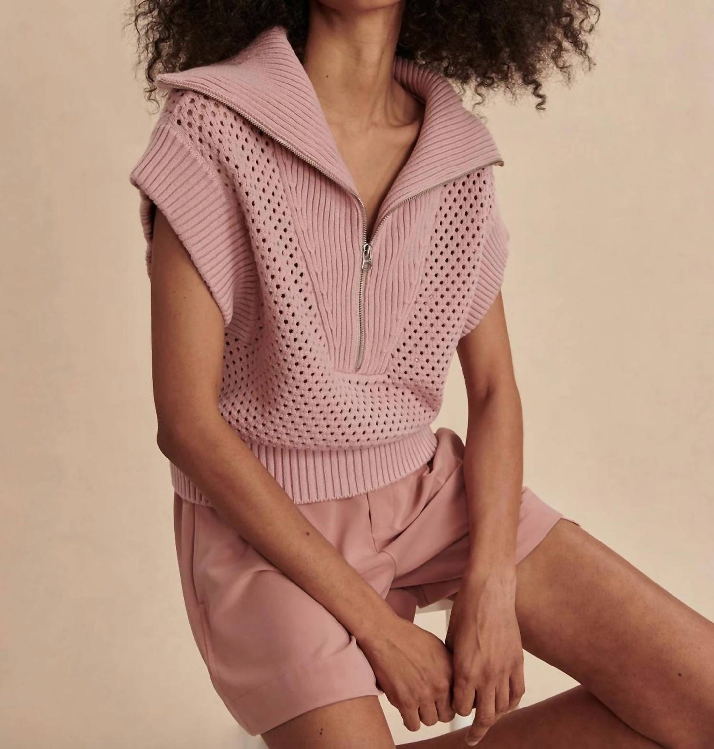 Varley - Mila Half-Zip Knit Vest