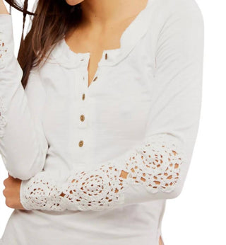 Camiseta Henley Cuff Free People - Nossa Canção