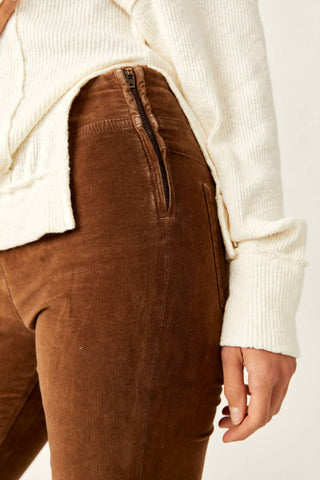 Free People - Velvet Crop Boot Pants