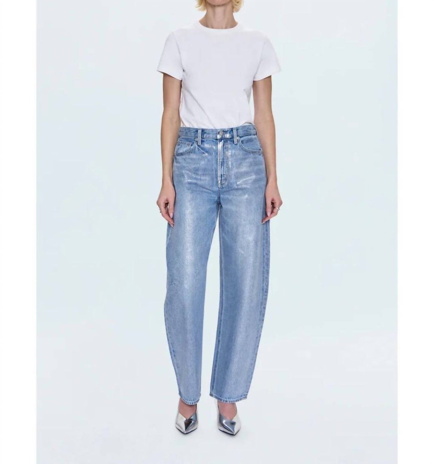 Pistola - Wes High Rise Barrel Jeans
