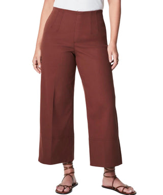 Spanx - Calça curta de sarja elástica com perna larga